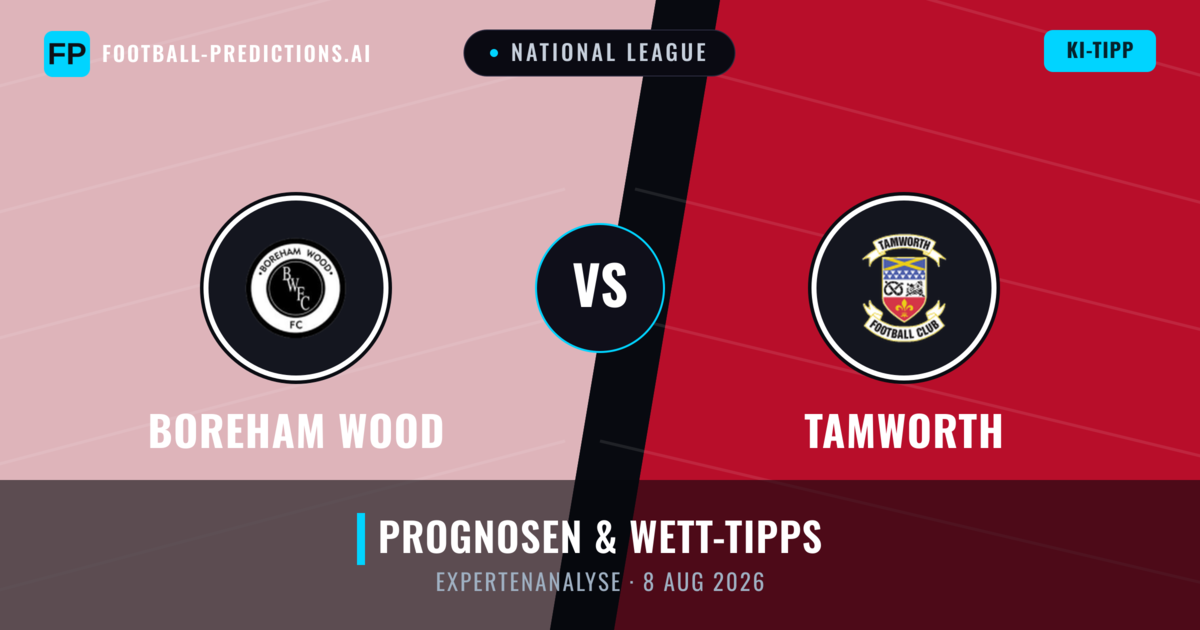 Boreham Wood vs Tamworth — Prognose und Spielvorschau
