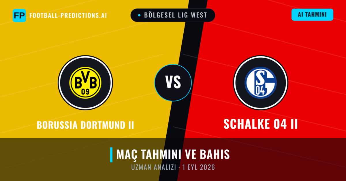 Borussia Dortmund II - Schalke 04 II — maç tahmini ve önizleme