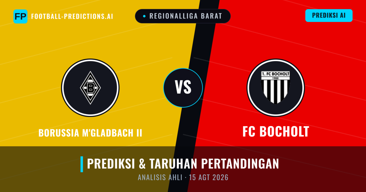 Borussia M'gladbach II vs FC Bocholt — prediksi dan pratinjau pertandingan