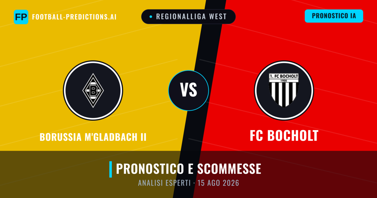 Borussia M'Gladbach II vs FC Bocholt — pronostico e anteprima del match