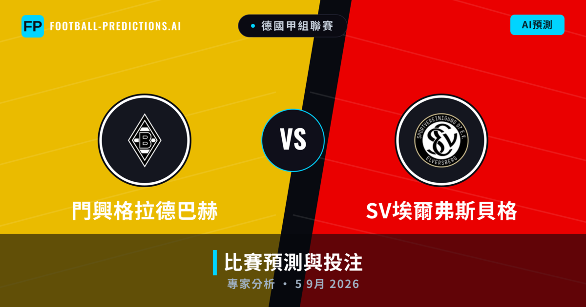 門興格拉德巴赫 vs SV埃爾弗斯貝格 — 比赛预测和前瞻