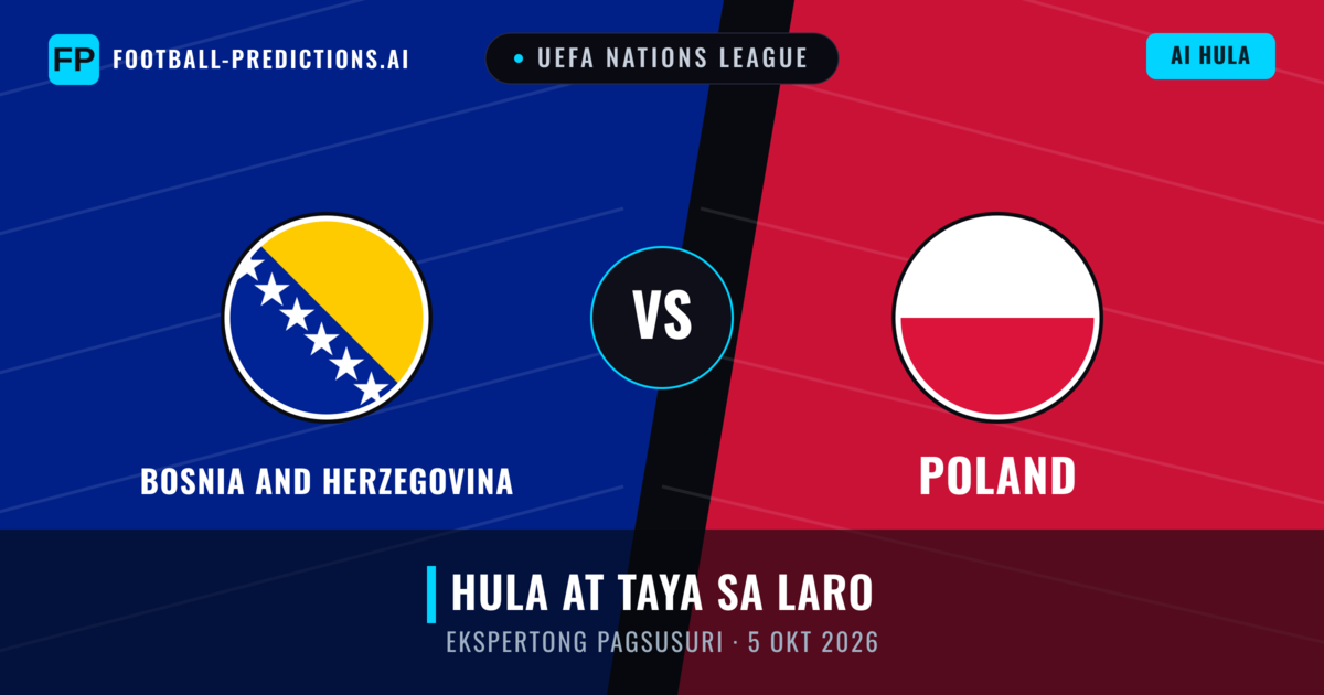 Bosnia and Herzegovina vs Poland — hula at preview ng laban
