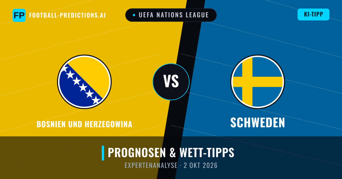 Bosnien und Herzegowina vs Schweden — Prognose und Spielvorschau