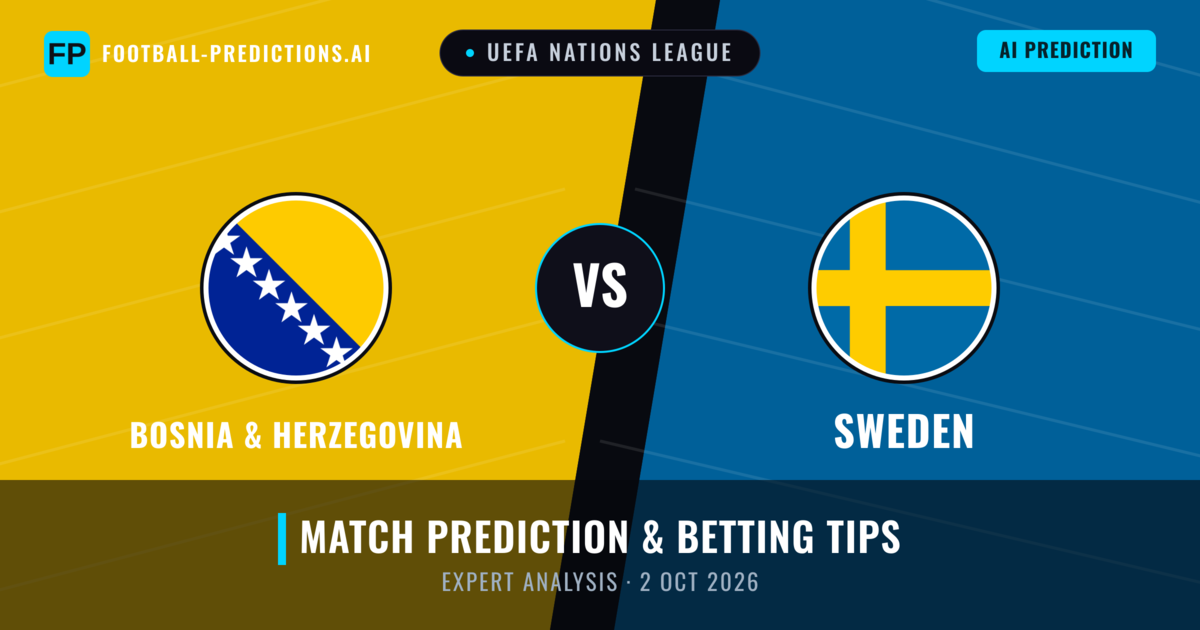 Bosnia & Herzegovina vs Sweden — match prediction & preview
