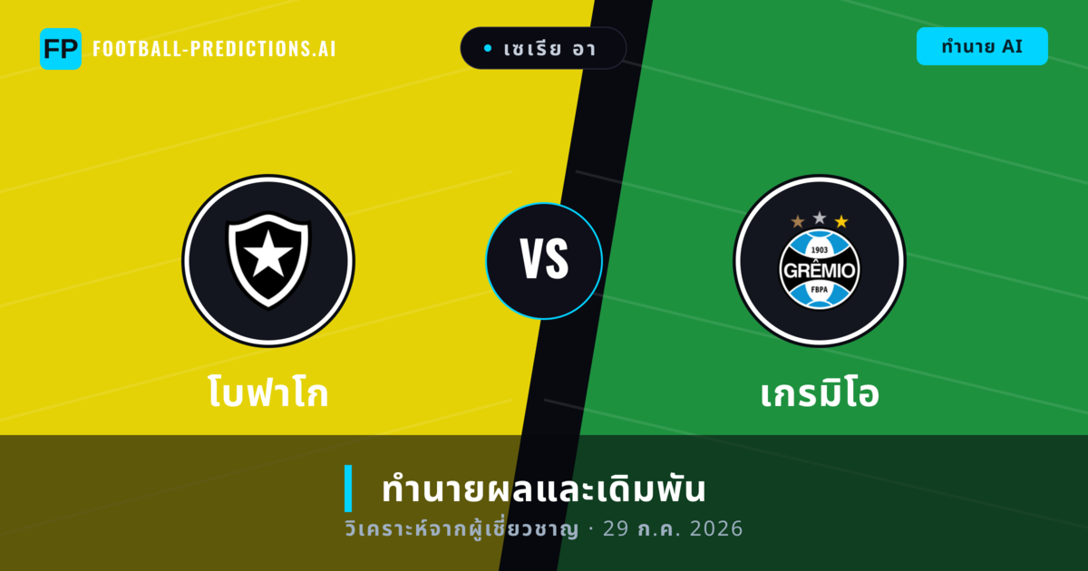 โบฟาโก พบ เกรมิโอ — ทำนายผลและพรีวิวการแข่งขัน