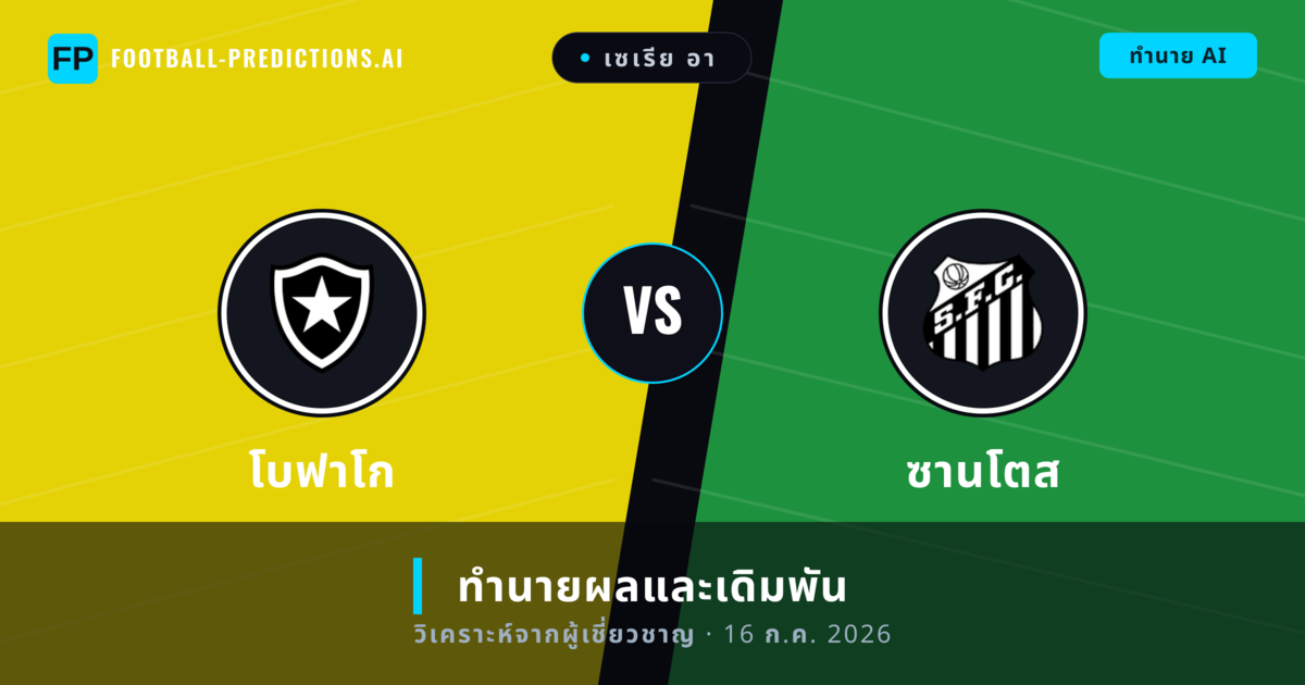 โบฟาโก พบ ซานโตส — ทำนายผลและพรีวิวการแข่งขัน