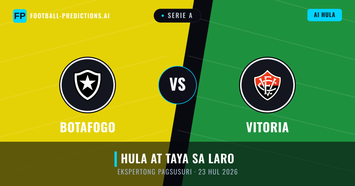 Botafogo vs Vitoria — hula at preview ng laban