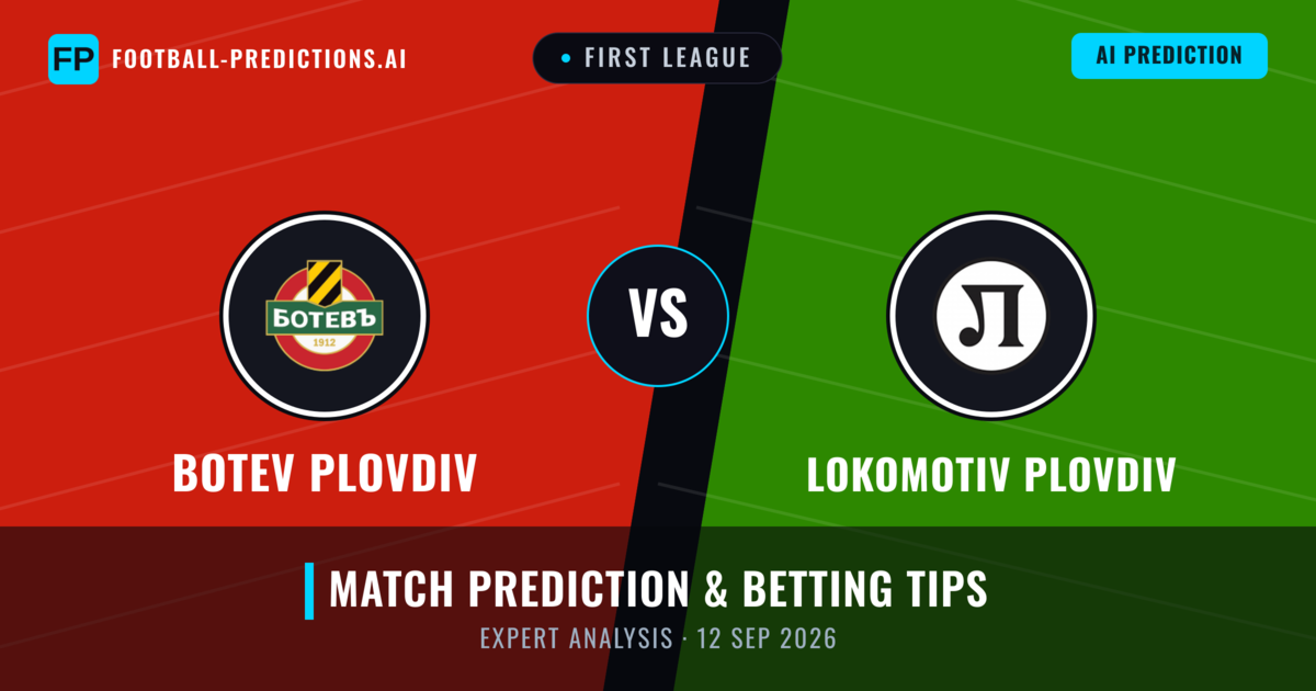 Botev Plovdiv vs Lokomotiv Plovdiv — match prediction & preview