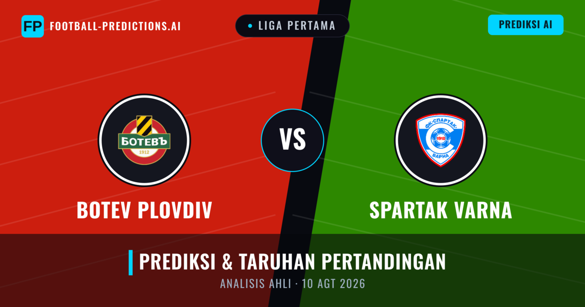 Botev Plovdiv vs Spartak Varna — prediksi dan pratinjau pertandingan