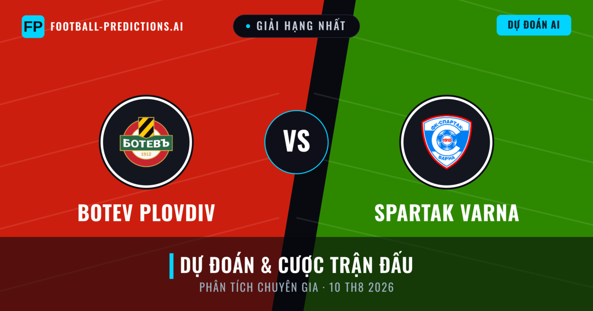 Botev Plovdiv vs Spartak Varna — dự đoán và xem trước trận đấu