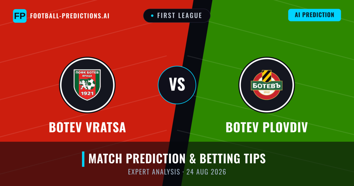 Botev Vratsa vs Botev Plovdiv — match prediction & preview