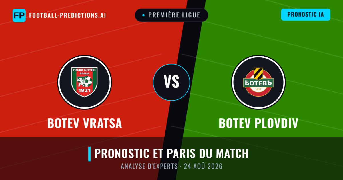 Botev Vratsa vs Botev Plovdiv — pronostic et avant-match