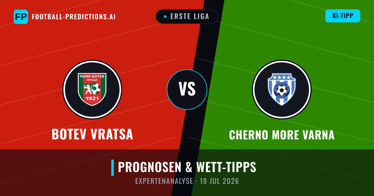 Botev Vratsa vs Cherno More Varna — Prognose und Spielvorschau
