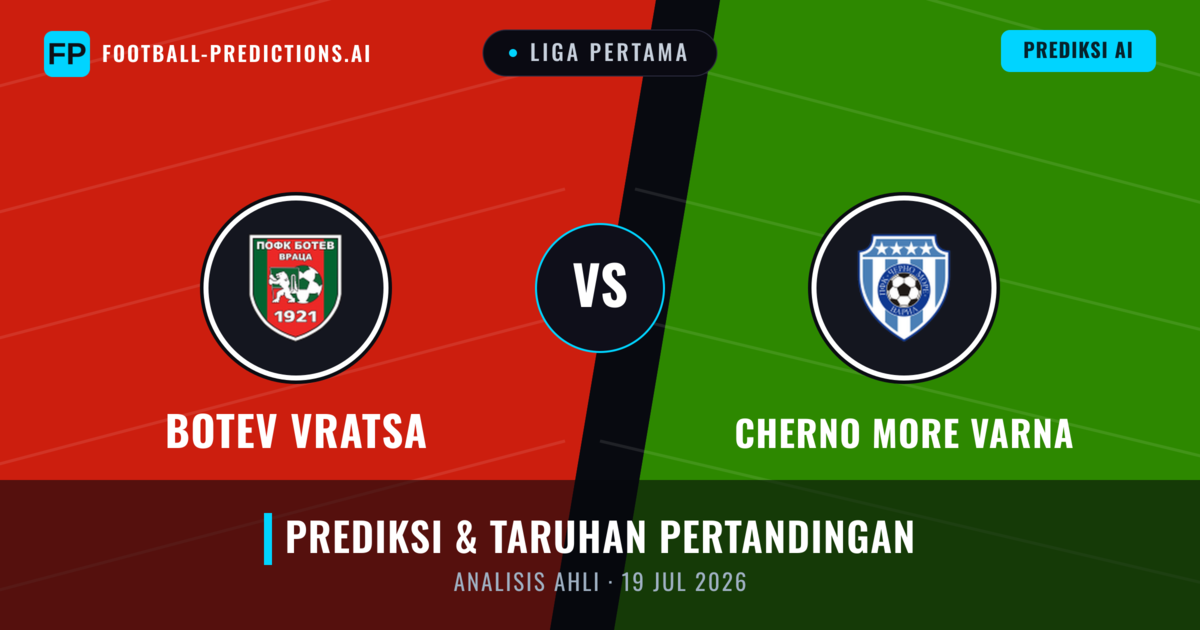 Botev Vratsa vs Cherno More Varna — prediksi dan pratinjau pertandingan