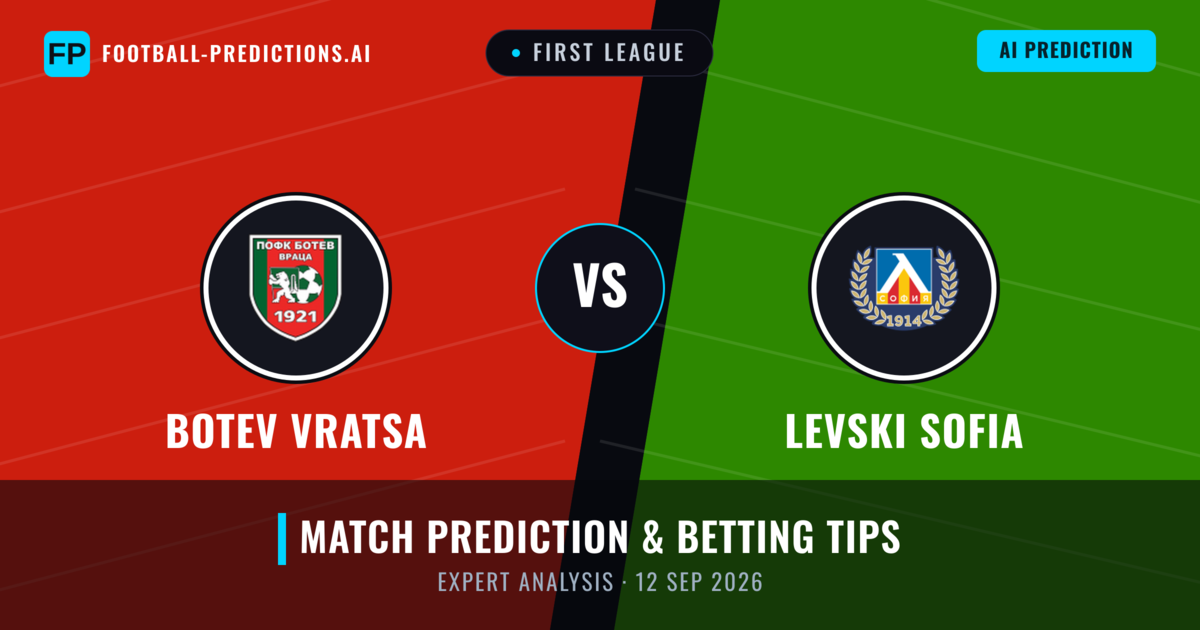 Botev Vratsa vs Levski Sofia — match prediction & preview