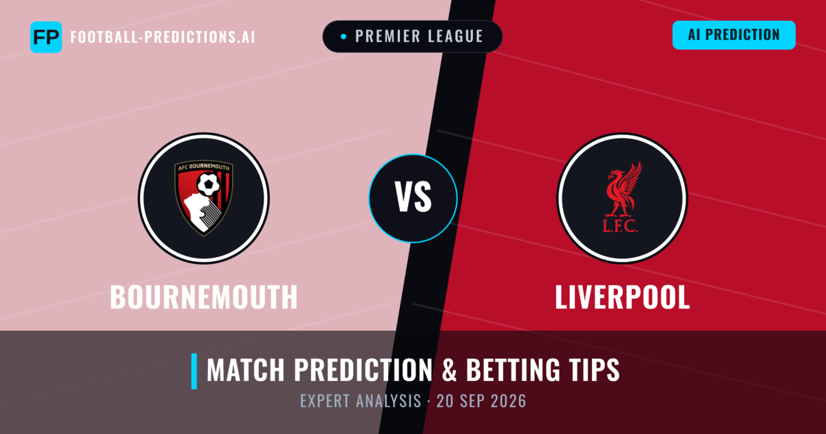 Bournemouth vs Liverpool — match prediction & preview