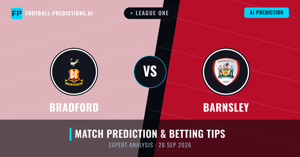 Bradford vs Barnsley — match prediction & preview