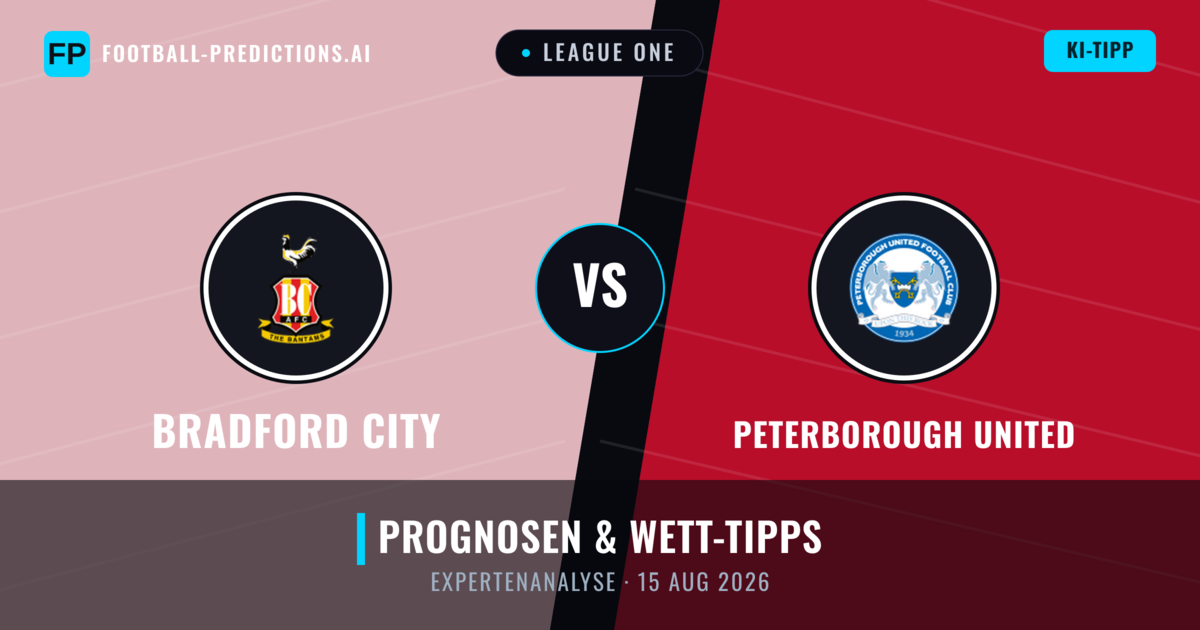 Bradford City vs Peterborough United — Prognose und Spielvorschau