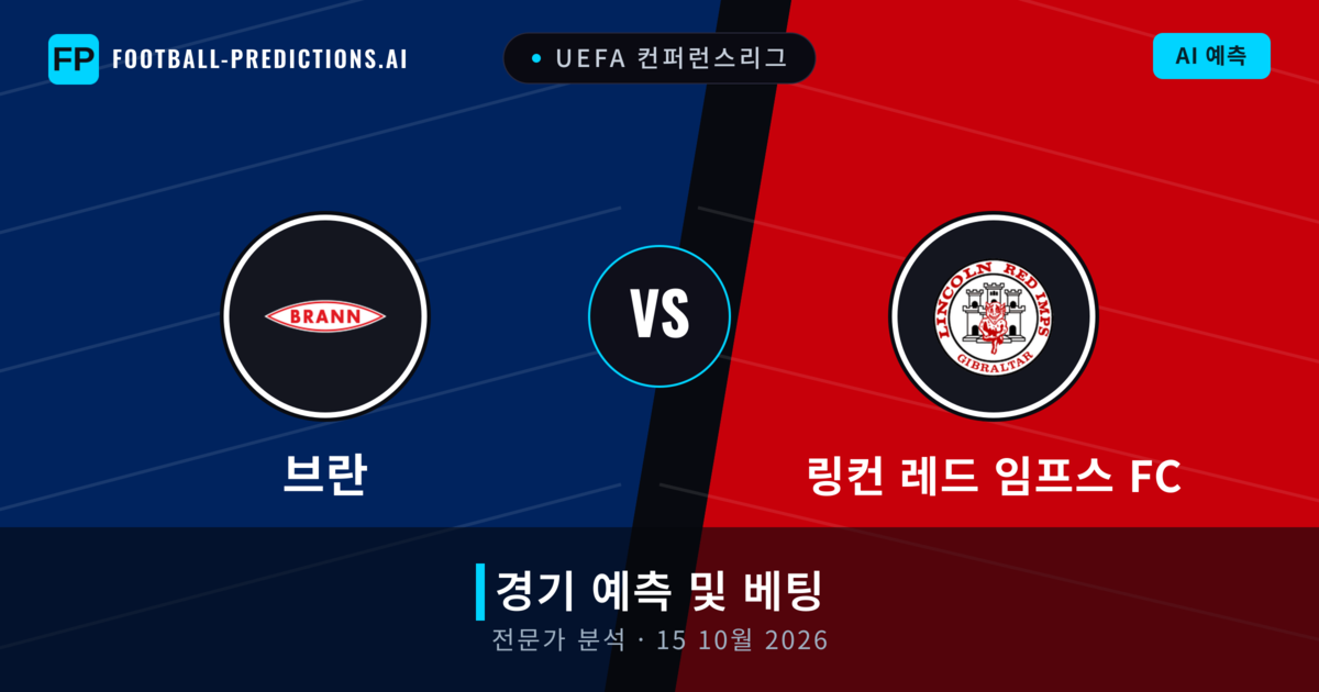 브란 대 링컨 레드 임프스 FC — 경기 예측 및 프리뷰