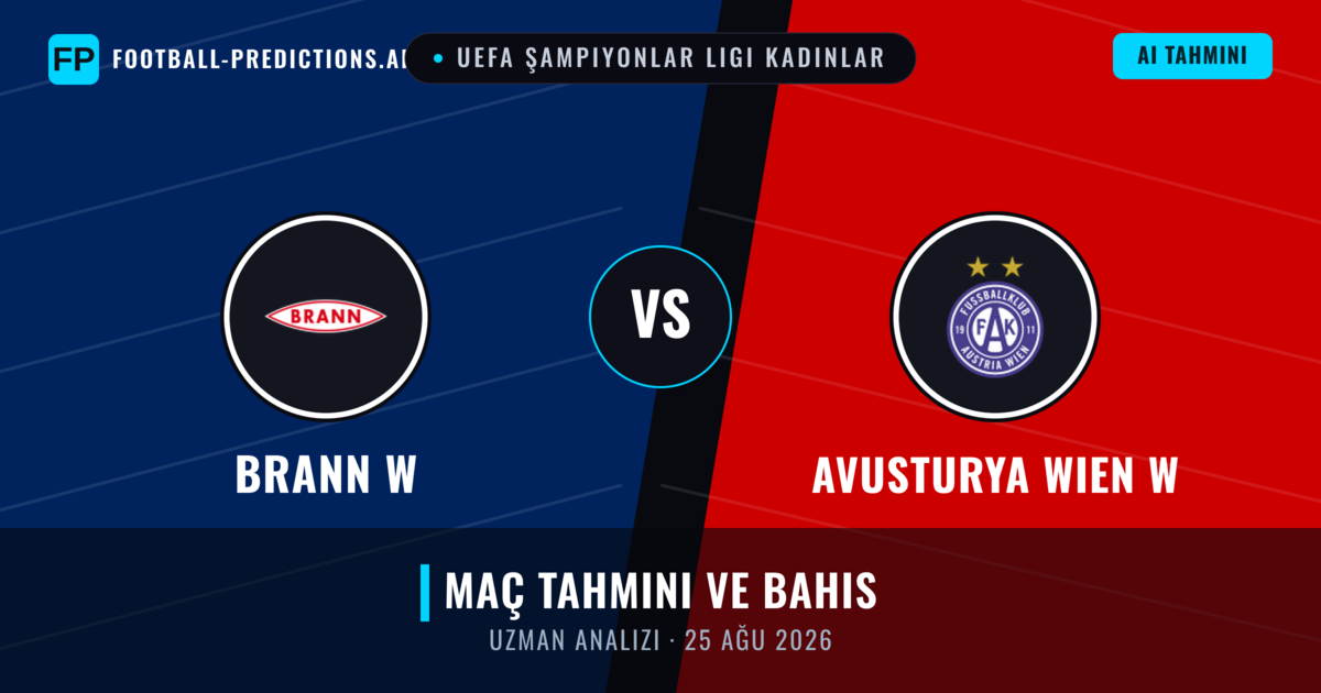 Brann W - Avusturya Wien W — maç tahmini ve önizleme
