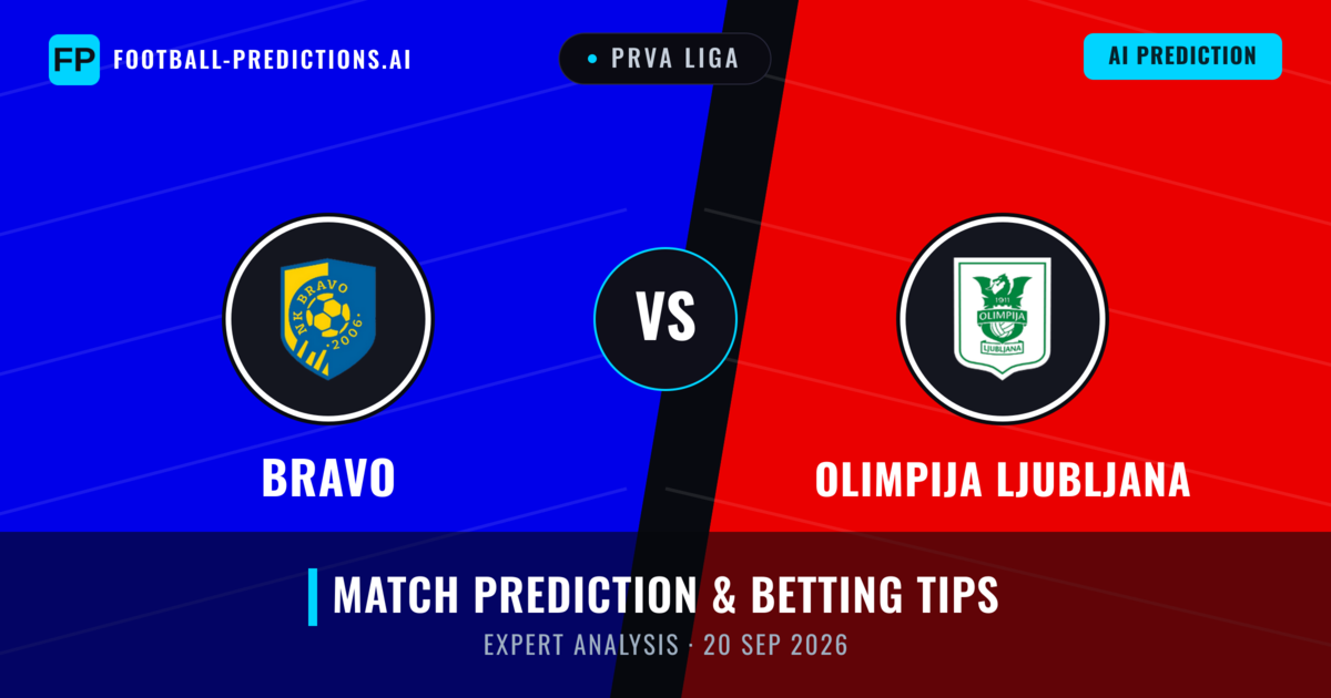 Bravo vs Olimpija Ljubljana — match prediction & preview