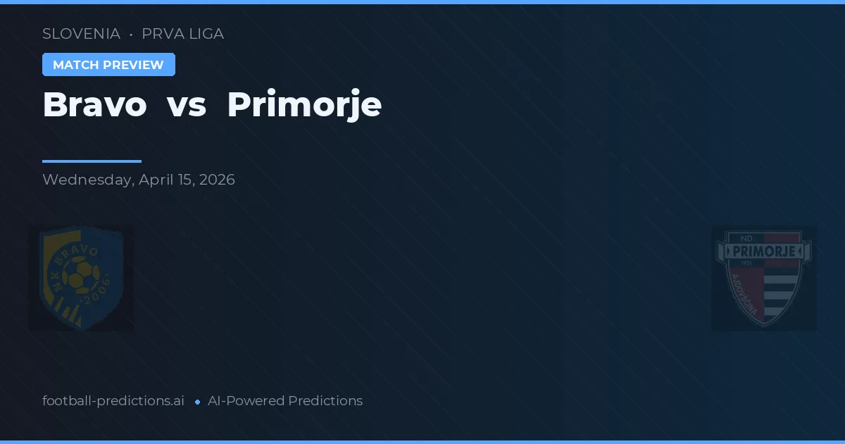 Bravo vs Primorje — match prediction & preview