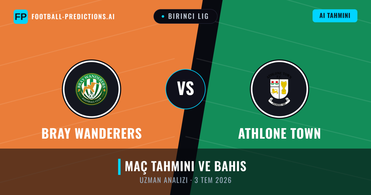 Bray Wanderers - Athlone Town — maç tahmini ve önizleme