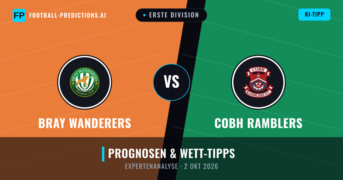 Bray Wanderers vs Cobh Ramblers — Prognose und Spielvorschau