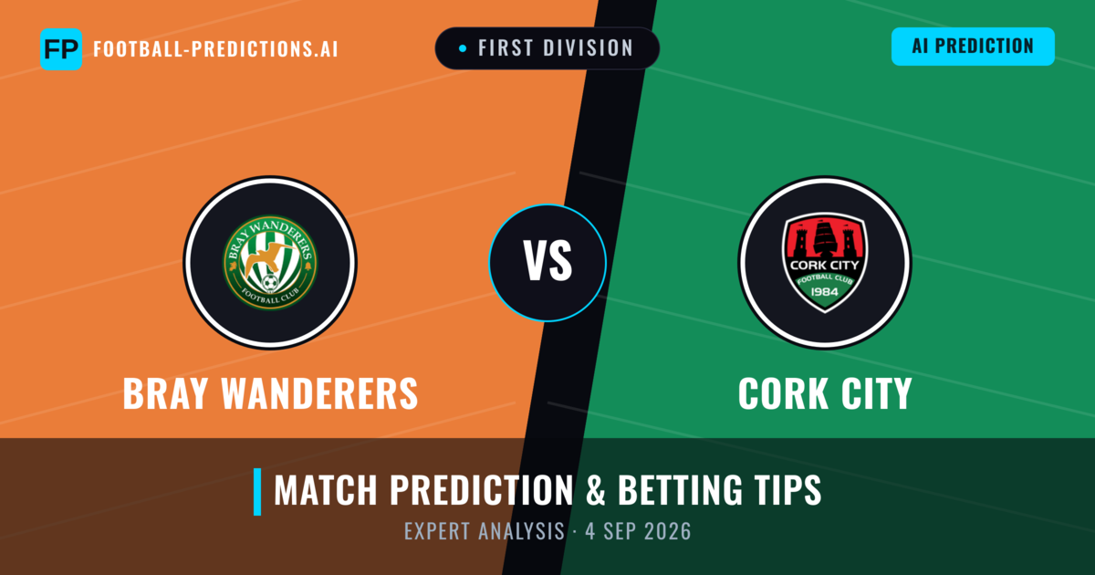 Bray Wanderers vs Cork City — match prediction & preview