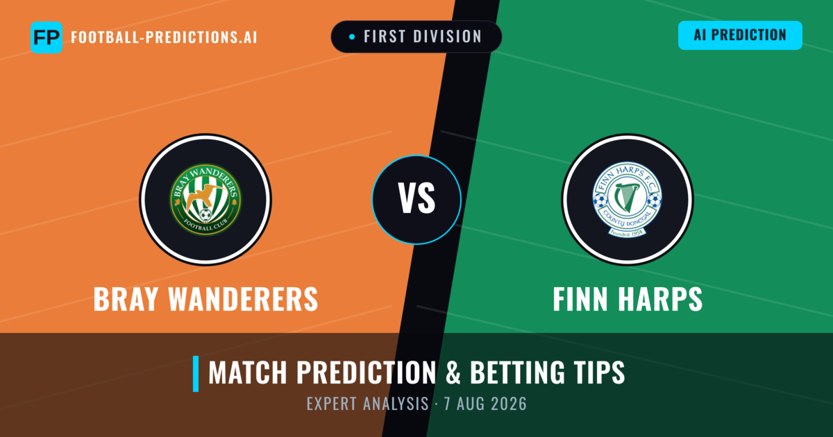 Bray Wanderers vs Finn Harps — match prediction & preview