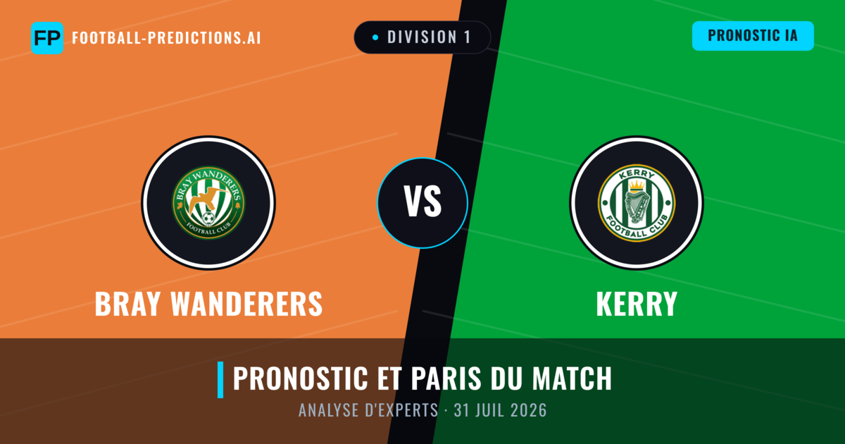Bray Wanderers vs Kerry — pronostic et avant-match