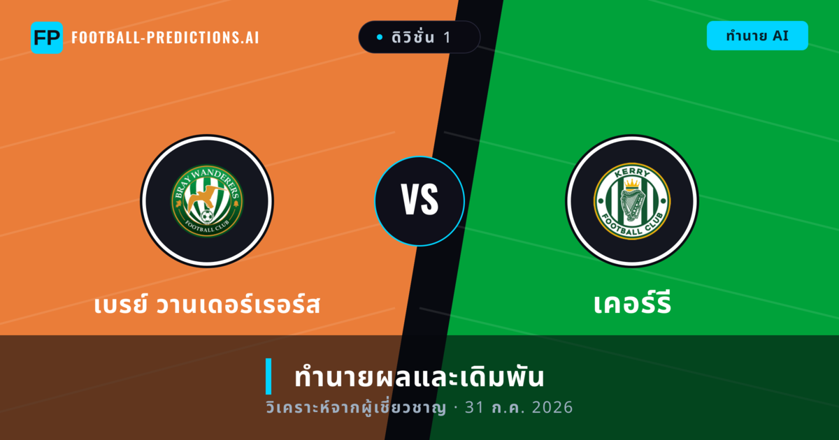 เบรย์ วานเดอร์เรอร์ส พบ เคอร์รี — ทำนายผลและพรีวิวการแข่งขัน