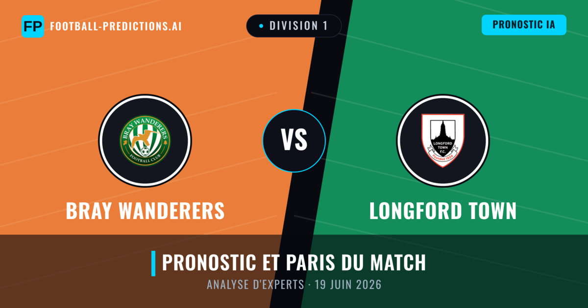Bray Wanderers vs Longford Town — pronostic et avant-match