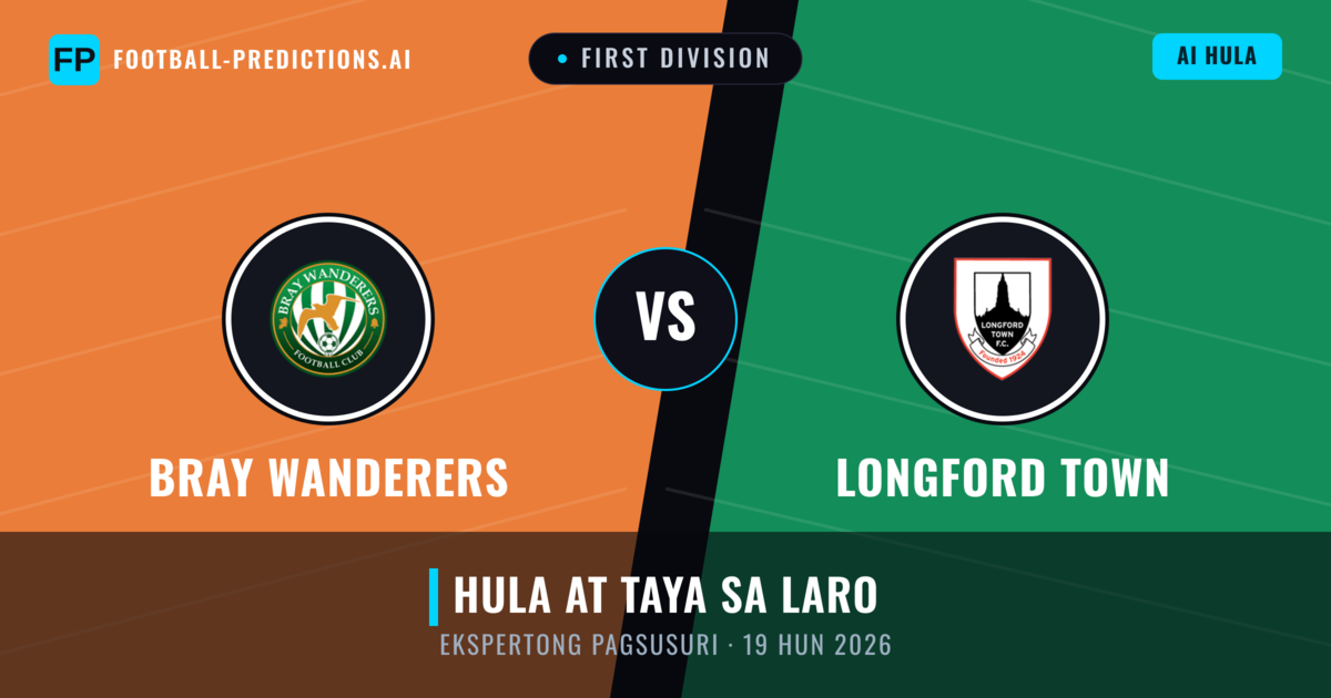 Bray Wanderers vs Longford Town — hula at preview ng laban