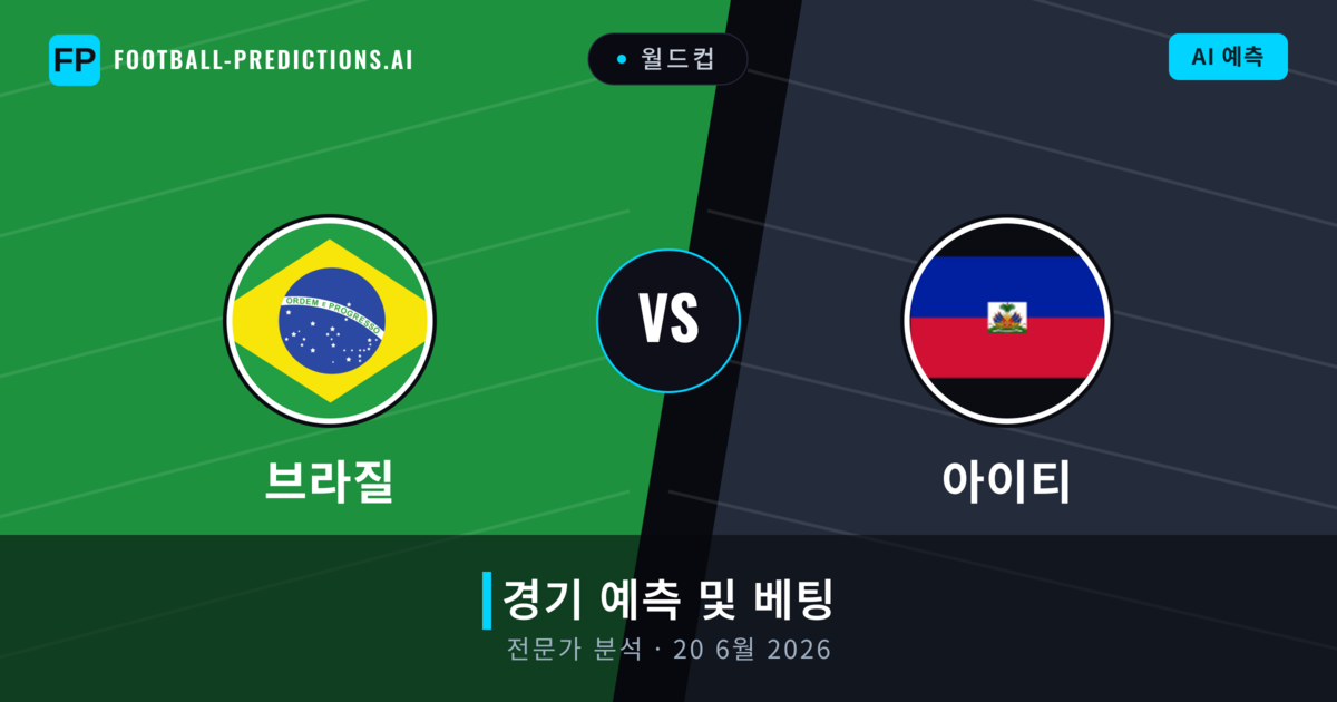 브라질 대 아이티 — 경기 예측 및 프리뷰