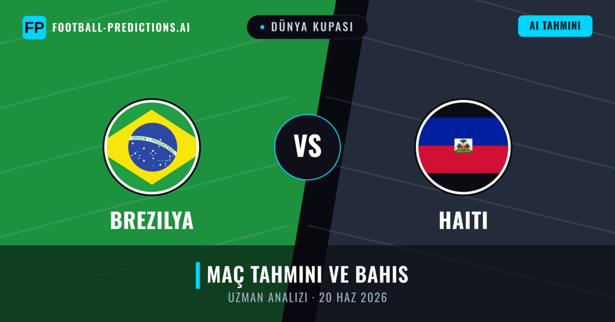 Brezilya - Haiti — maç tahmini ve önizleme