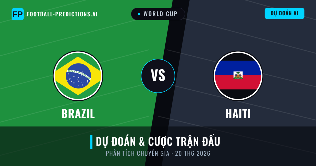 Brazil vs Haiti — dự đoán và xem trước trận đấu