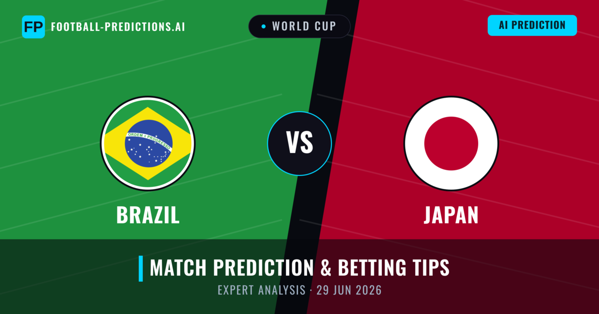 Brazil vs Japan — match prediction & preview