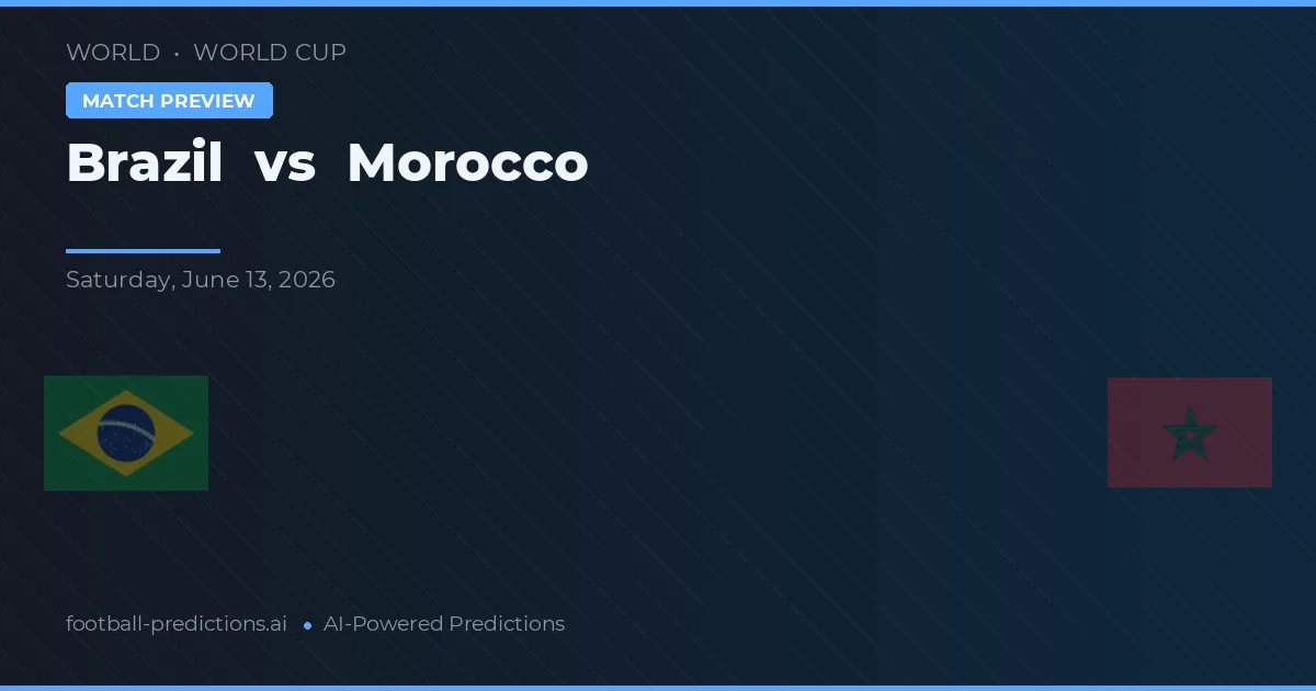 Brasil vs Morocco — prediksi dan pratinjau pertandingan