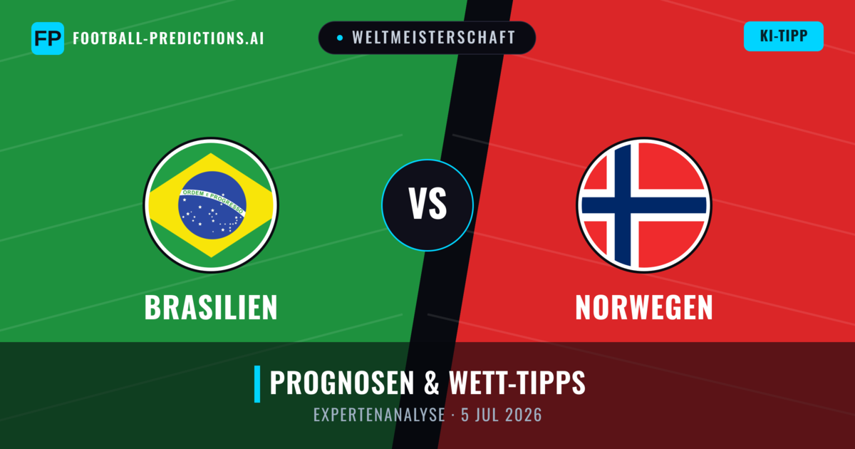 Brasilien vs Norwegen — Prognose und Spielvorschau