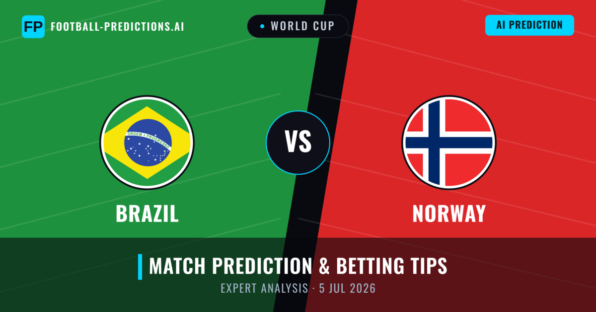 Brazil vs Norway โ match prediction & preview