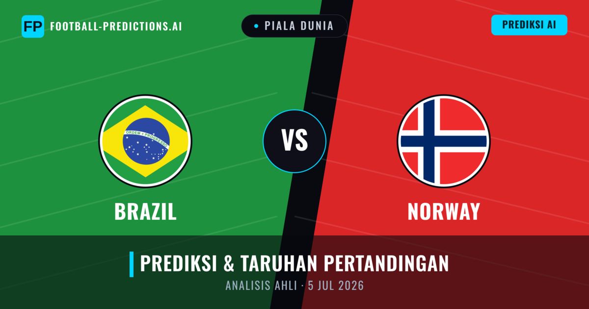 Brasil vs Norwegia — prediksi dan pratinjau pertandingan