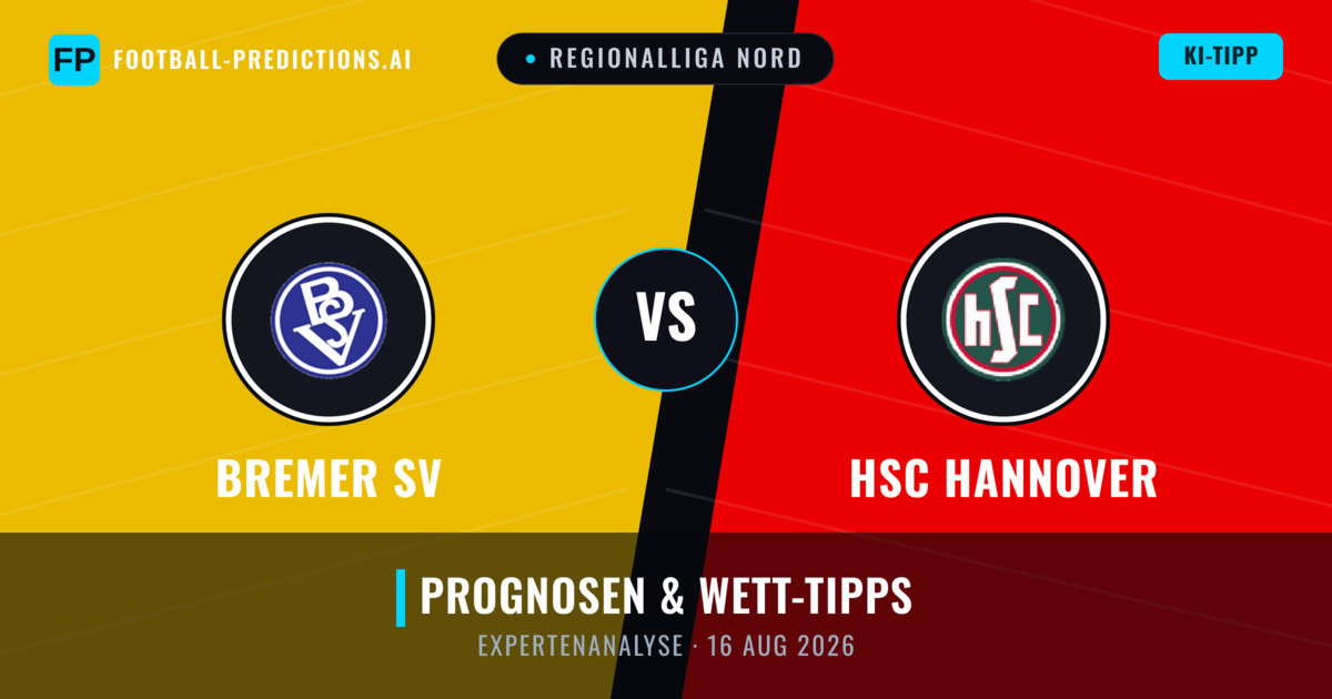 Bremer SV vs HSC Hannover — Prognose und Spielvorschau