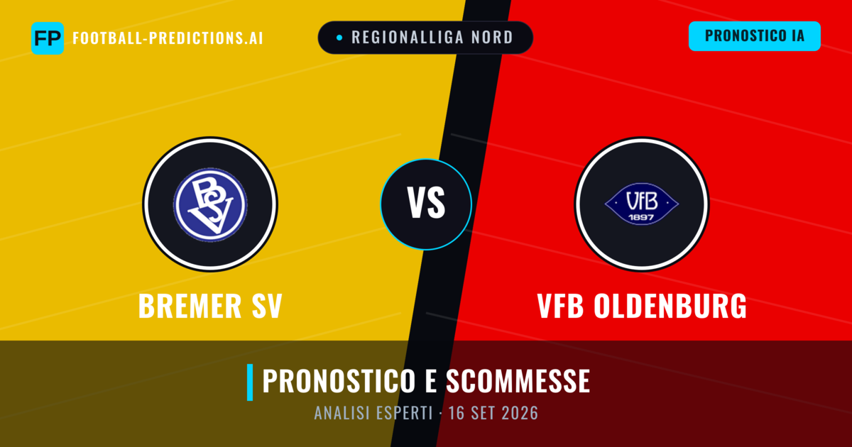 Bremer SV vs VfB Oldenburg — pronostico e anteprima del match