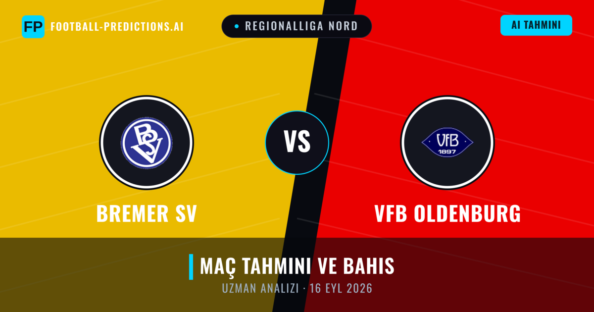 Bremer SV - VfB Oldenburg — maç tahmini ve önizleme