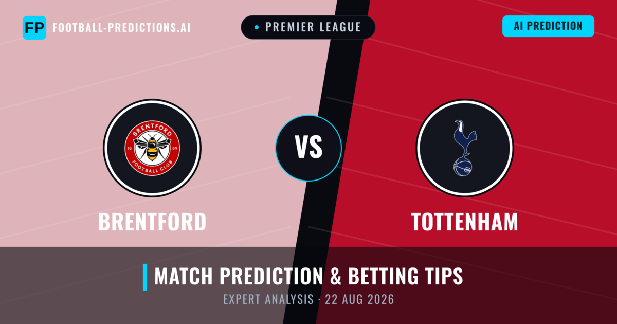 Brentford vs Tottenham — match prediction & preview