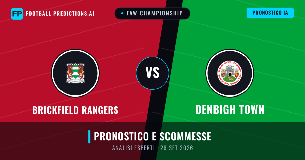 Brickfield Rangers vs Denbigh Town — pronostico e anteprima del match