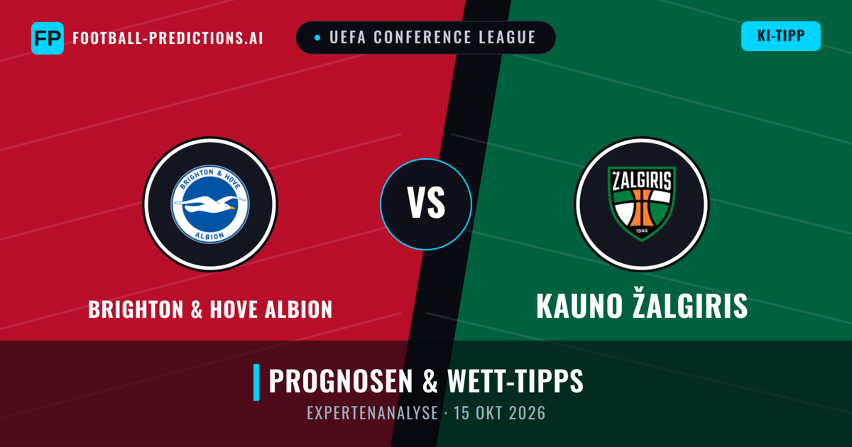 Brighton & Hove Albion vs Kauno Žalgiris — Prognose und Spielvorschau