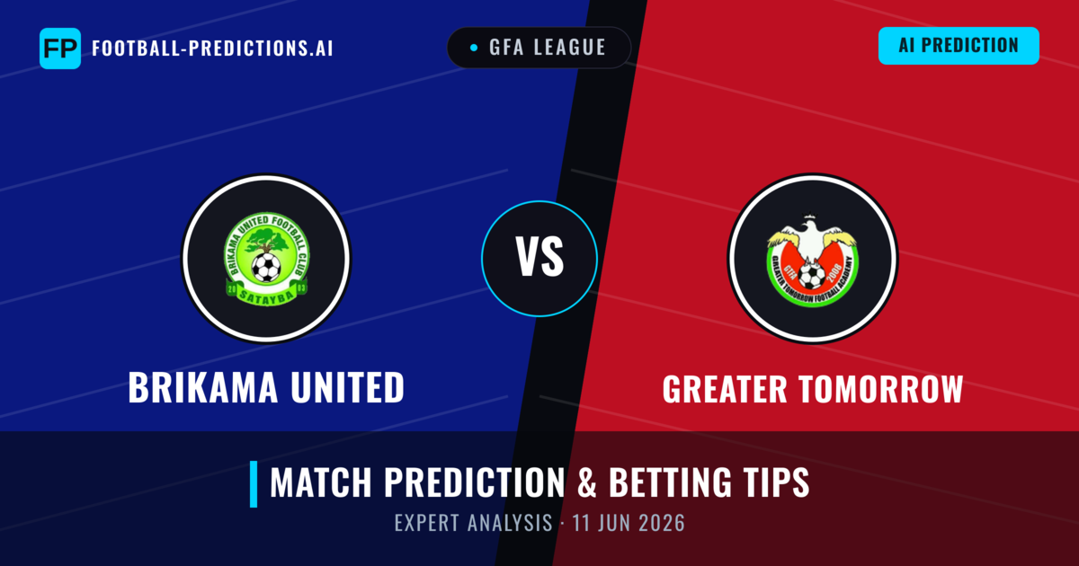 Brikama United vs Greater Tomorrow — match prediction & preview