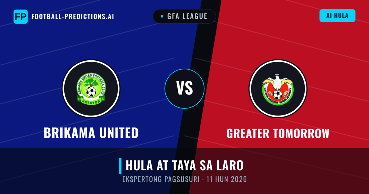 Brikama United vs Greater Tomorrow — hula at preview ng laban